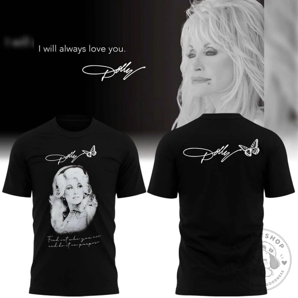 Dolly Parton Shirt, Always Love You Black T-Shirt, Country Music Fan Apparel