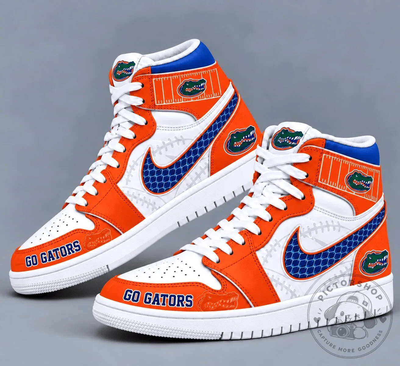 Florida Gators Football Team Mascot High Top Sneakers