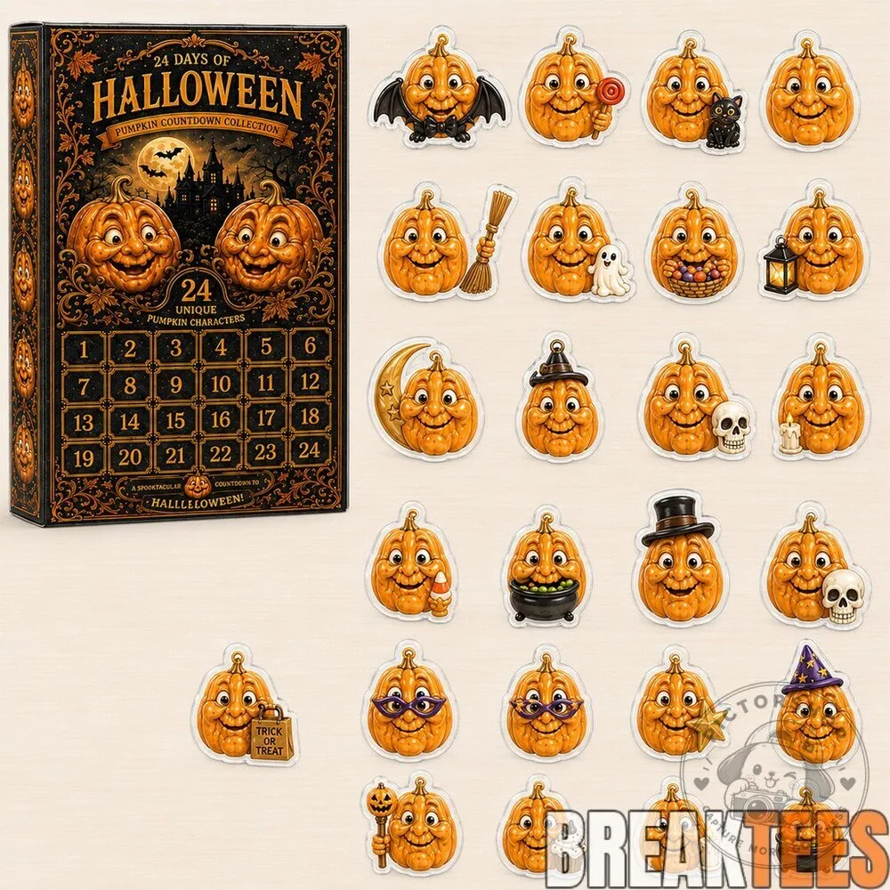 Halloween Pumpkin Countdown Advent Calendar 24 Unique Characters