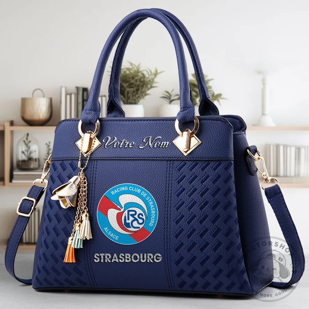 Racing Club de Strasbourg Alsace Personalized Blue Handbag