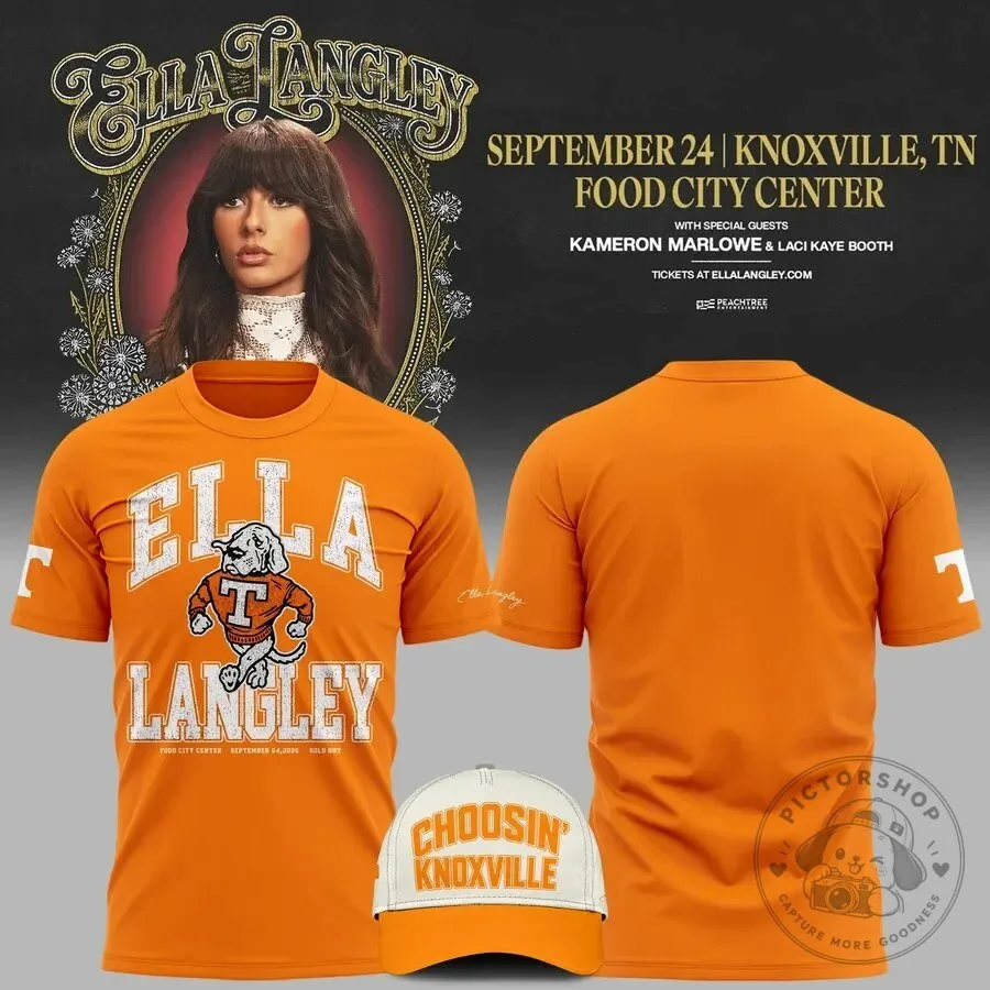 Dandelion Tour 2026 T-Shirt for Knoxville Tennessee Volunteers by Ella Langley