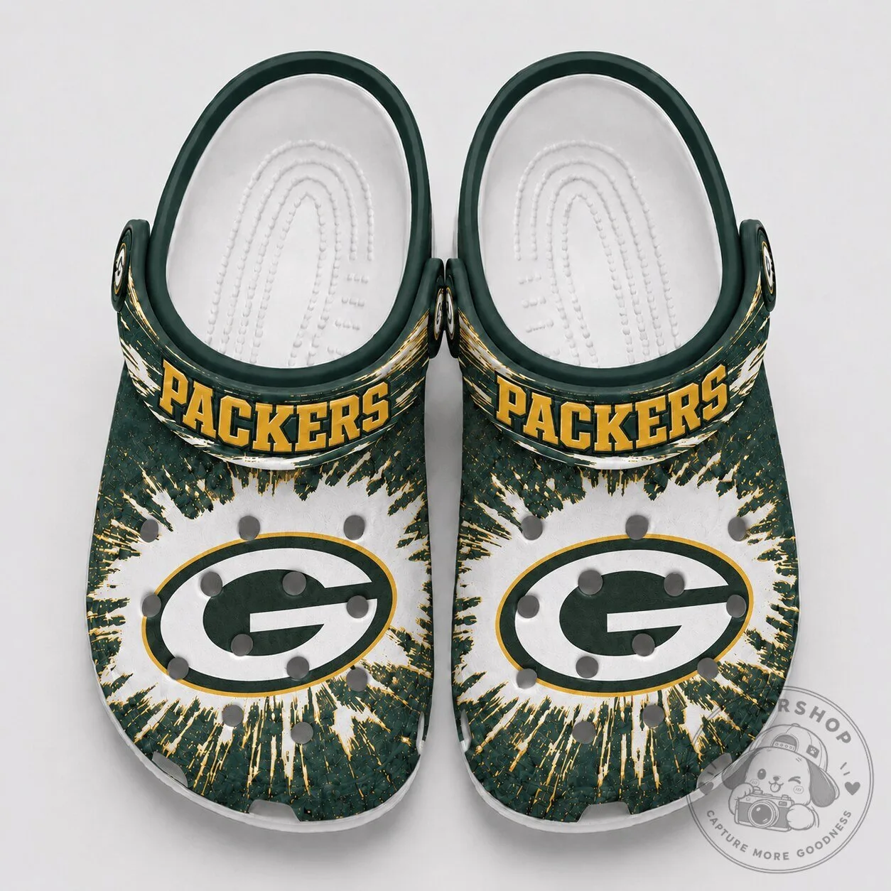 Green Bay Packers National Football League Splash Burst Fan Shoes