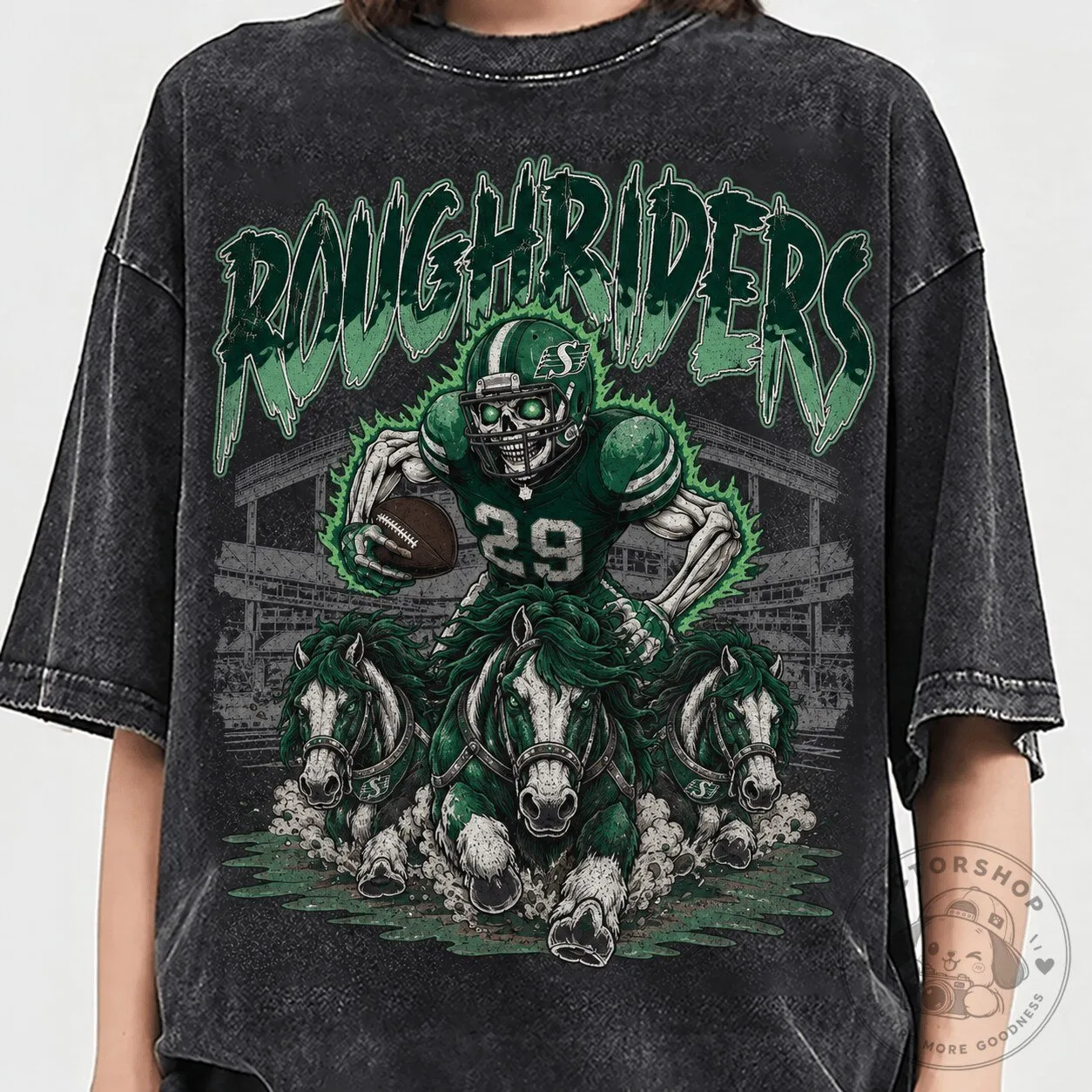 Saskatchewan Roughriders 1D Fan Vintage Football T-Shirt