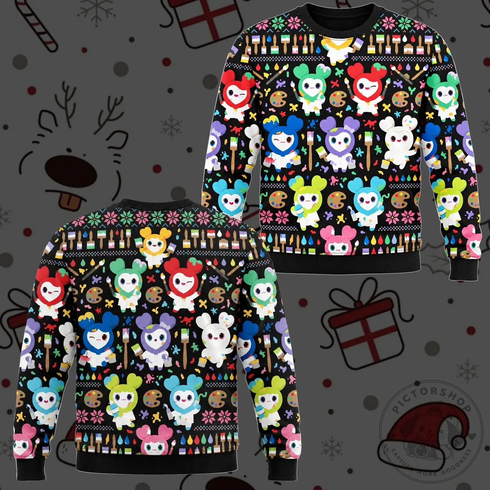 TWICE K-Pop Group Ugly Christmas Sweater