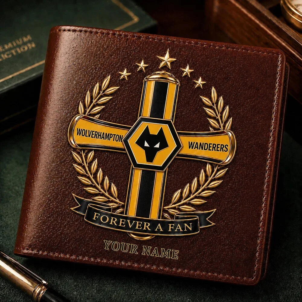 Wolverhampton Wanderers Football Club Forever A Fan Personalized Leather Wallet 10 Wolverhampton Wanderers Football Club Forever A Fan Personalized Leather Wallet