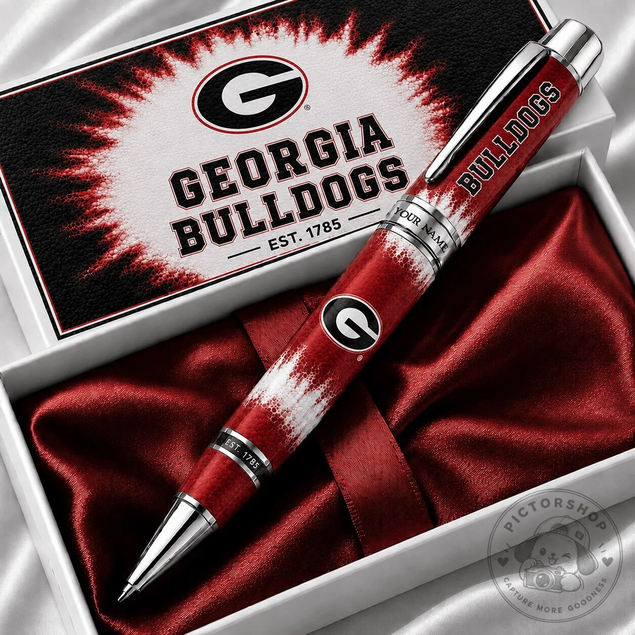 Georgia Bulldogs NCAA Ballpoint Pen Custom Engraved Name Gift for Fan