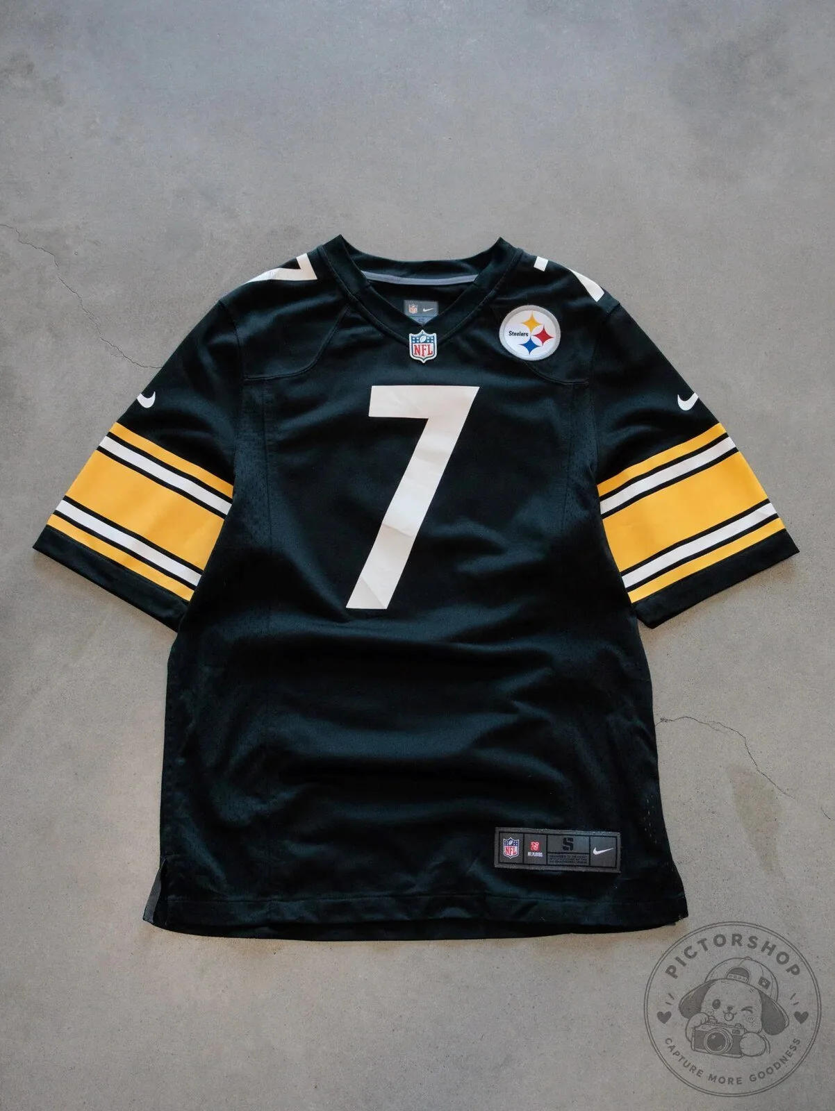 Pittsburgh Steelers Ben Roethlisberger Black Football Jersey