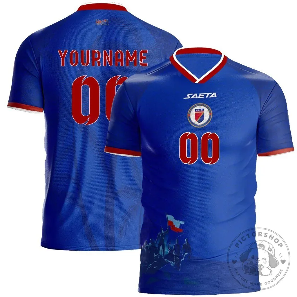 Haiti National Football Team World Cup 2026 Custom Name Number Jersey