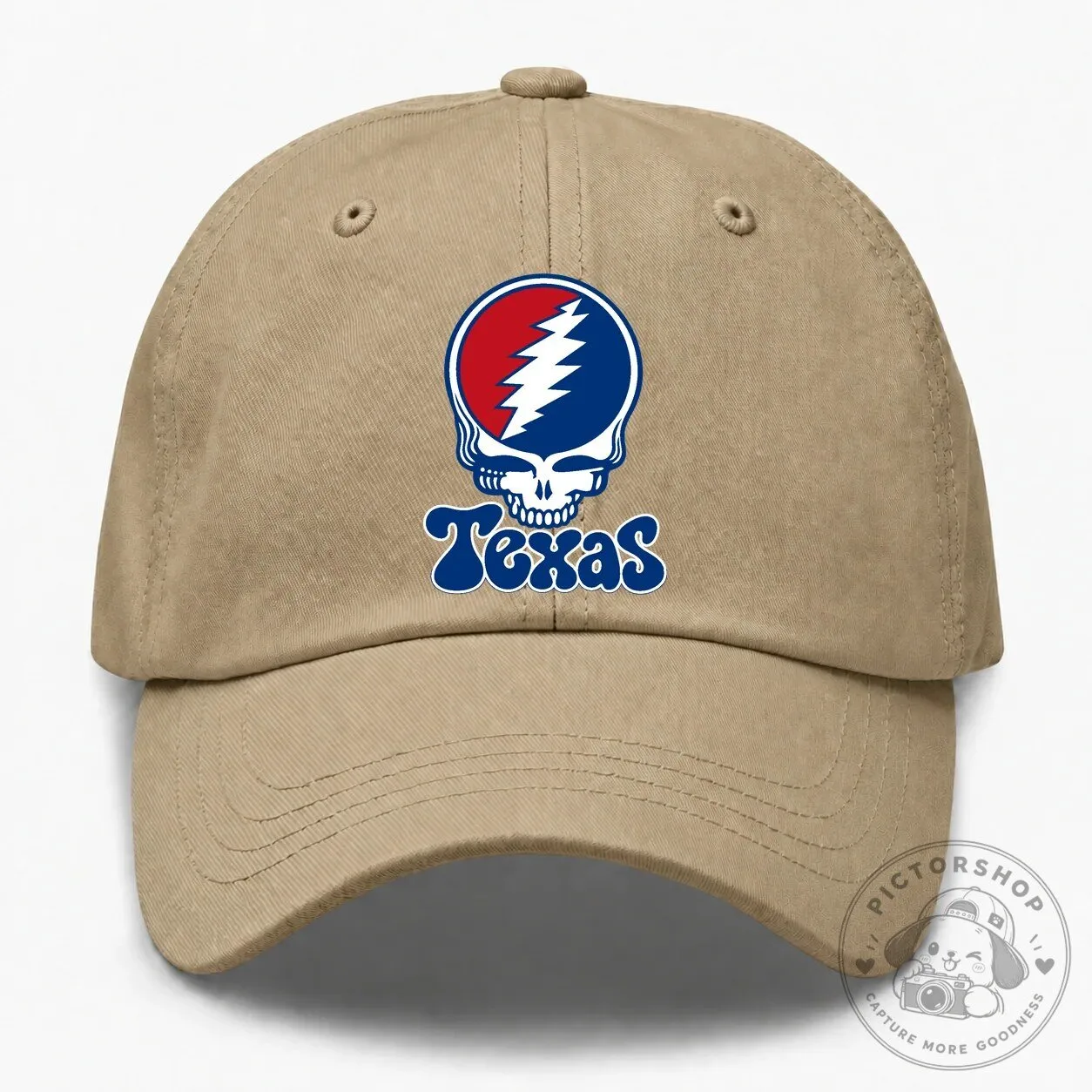 Grateful Dead Steal Your Face Texas Baseball Logo Embroidered Cap Hat 5 Grateful Dead Steal Your Face Texas Baseball Logo Embroidered Cap Hat