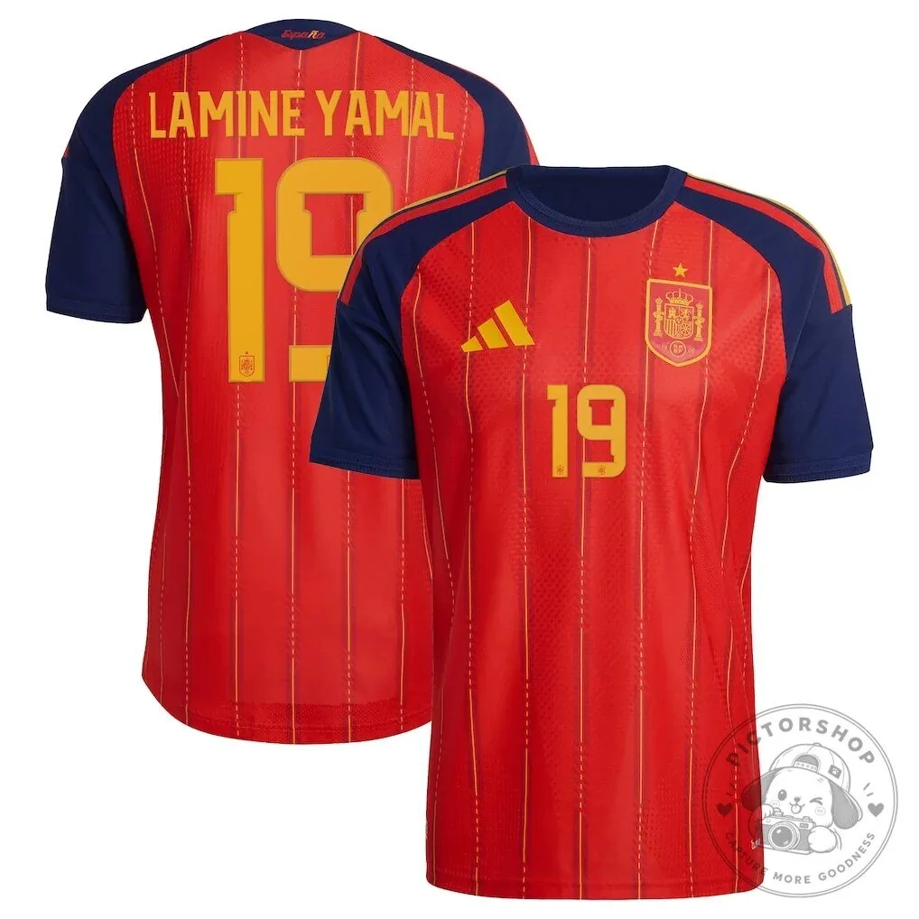 Lamine Yamal Spain National Team 2026 Home Football Jersey