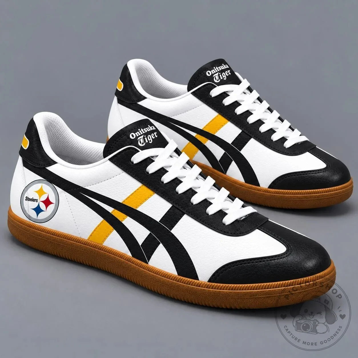 Pittsburgh Steelers National Football League Team Logo Onitsuka Tiger Shoes 1 Pittsburgh Steelers National Football League Team Logo Onitsuka Tiger Shoes