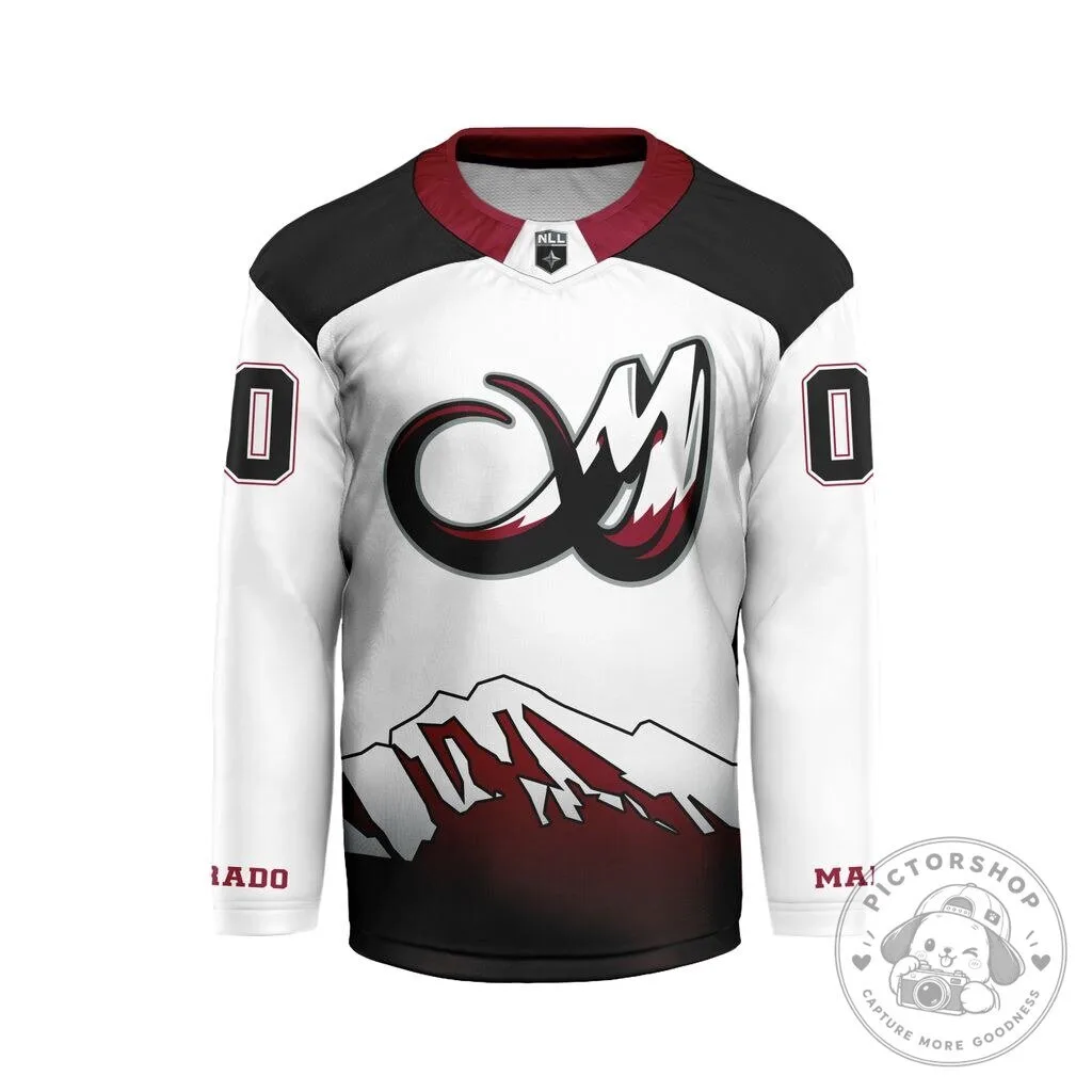 Colorado Mammoth National Lacrosse League Personalized Hockey Jersey
