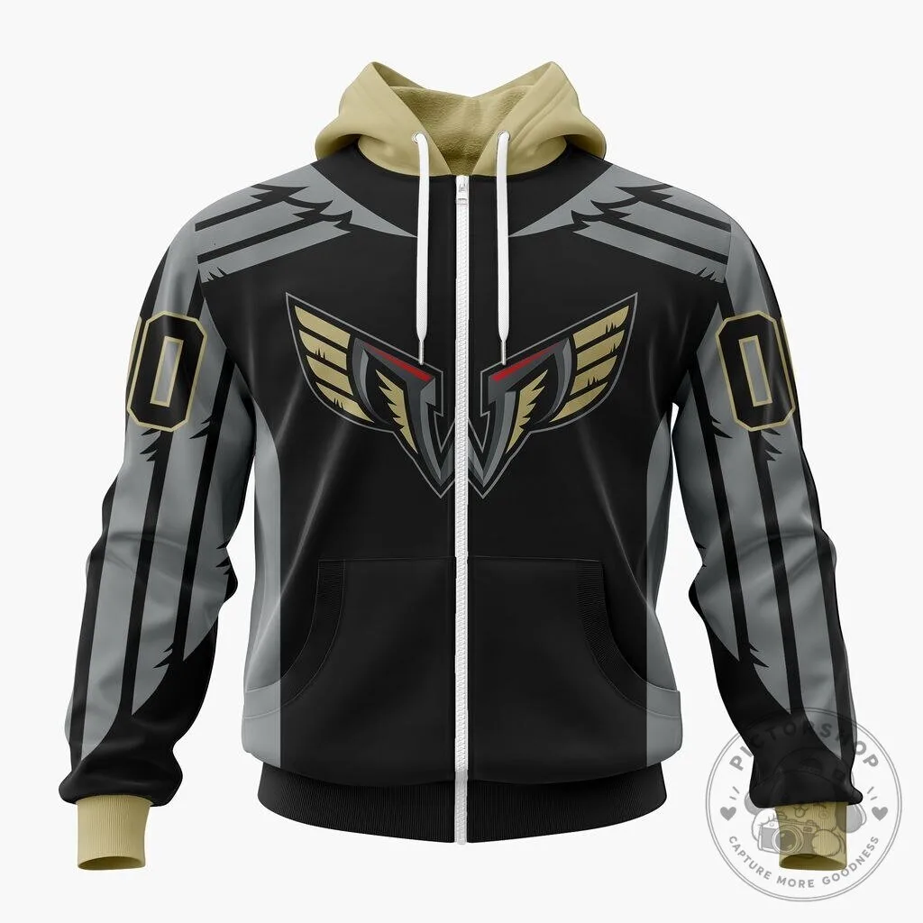 Philadelphia Wings National Lacrosse League Black and Gold Fan Hoodie 18 Philadelphia Wings National Lacrosse League Black and Gold Fan Hoodie