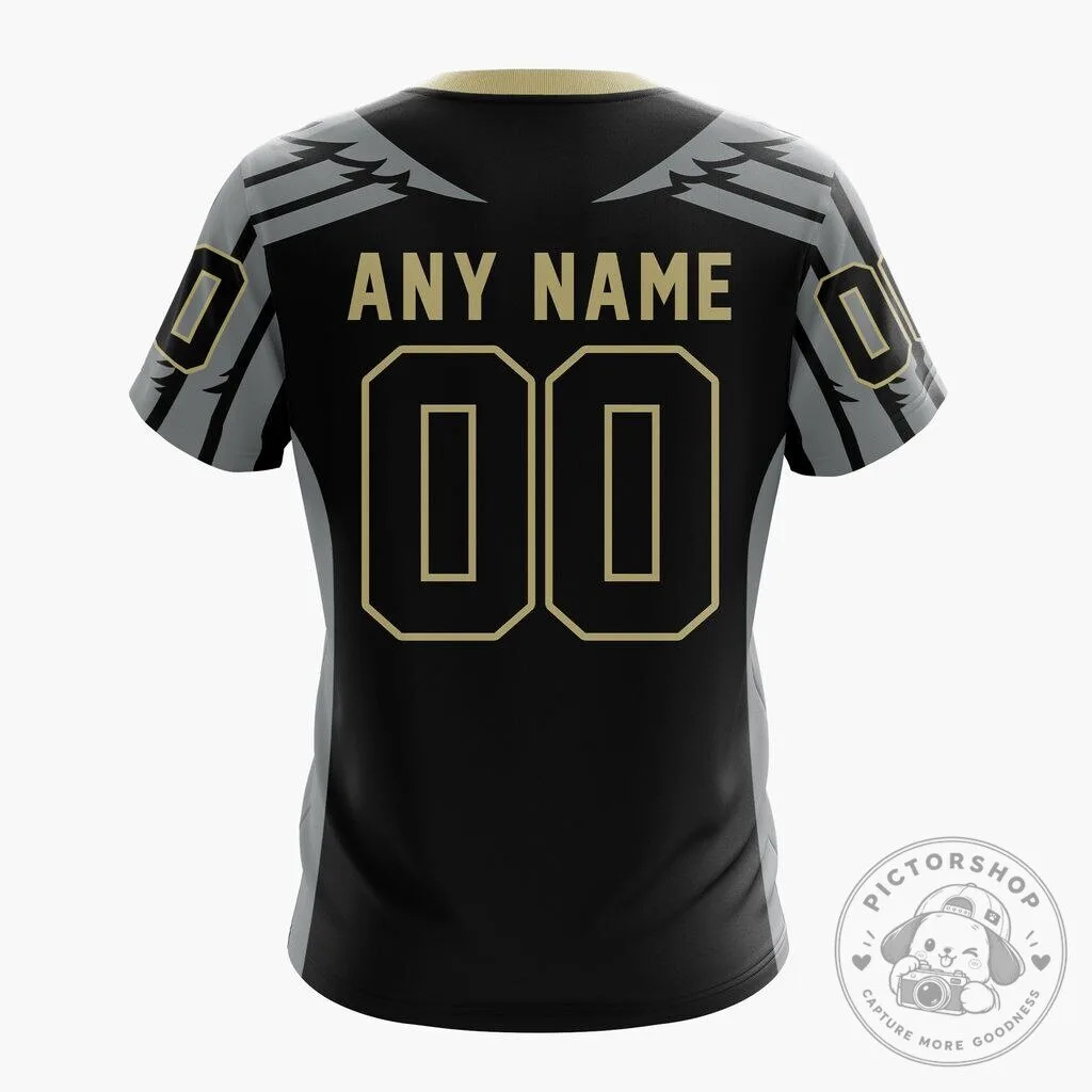 Philadelphia Wings National Lacrosse League Black and Gold Fan Hoodie 21 Philadelphia Wings National Lacrosse League Black and Gold Fan Hoodie
