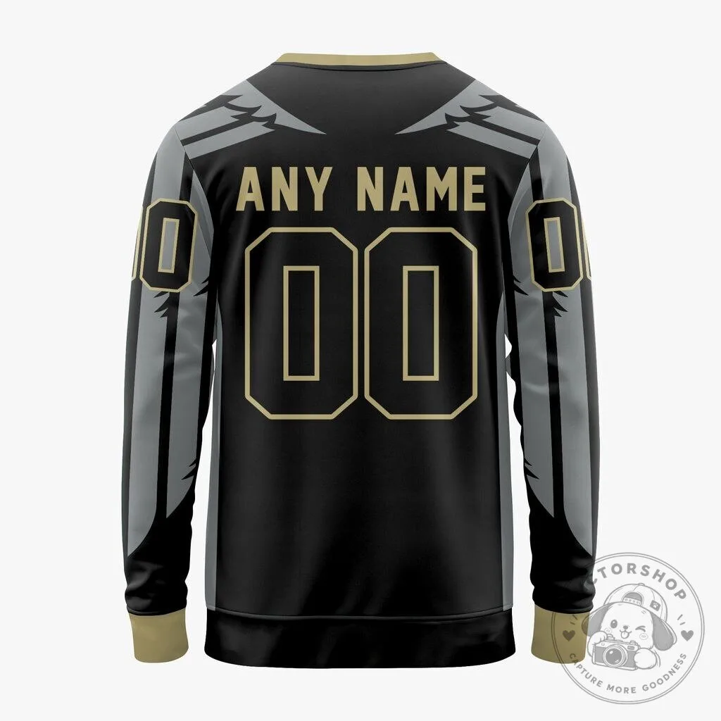 Philadelphia Wings National Lacrosse League Black and Gold Fan Hoodie 23 Philadelphia Wings National Lacrosse League Black and Gold Fan Hoodie
