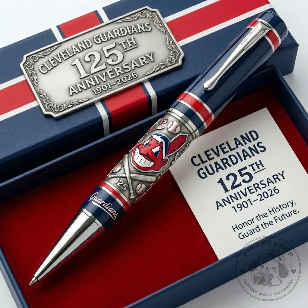 Cleveland Guardians 125th Anniversary Commemorative Baseball Pen