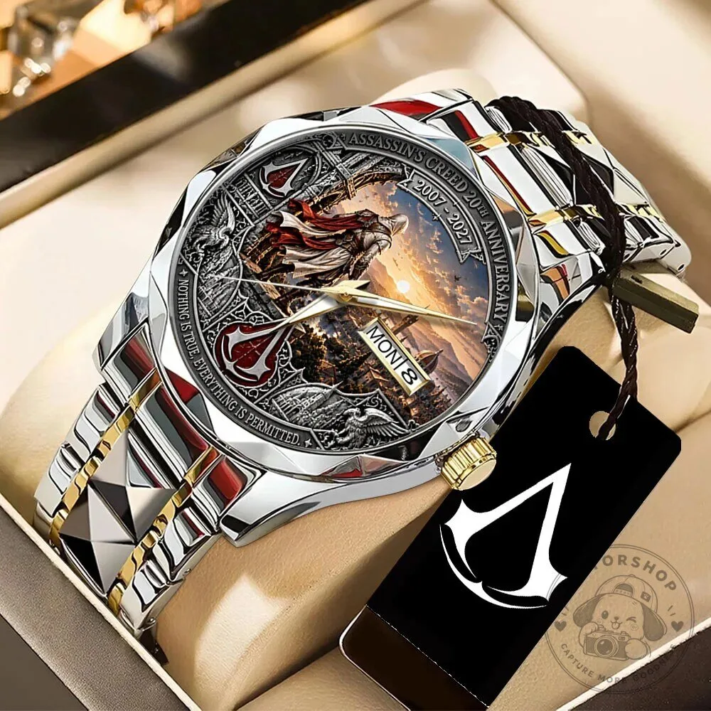 Luxury Quartz Watch Celebrating 20 Years of Assassin's Creed (2007-2027)