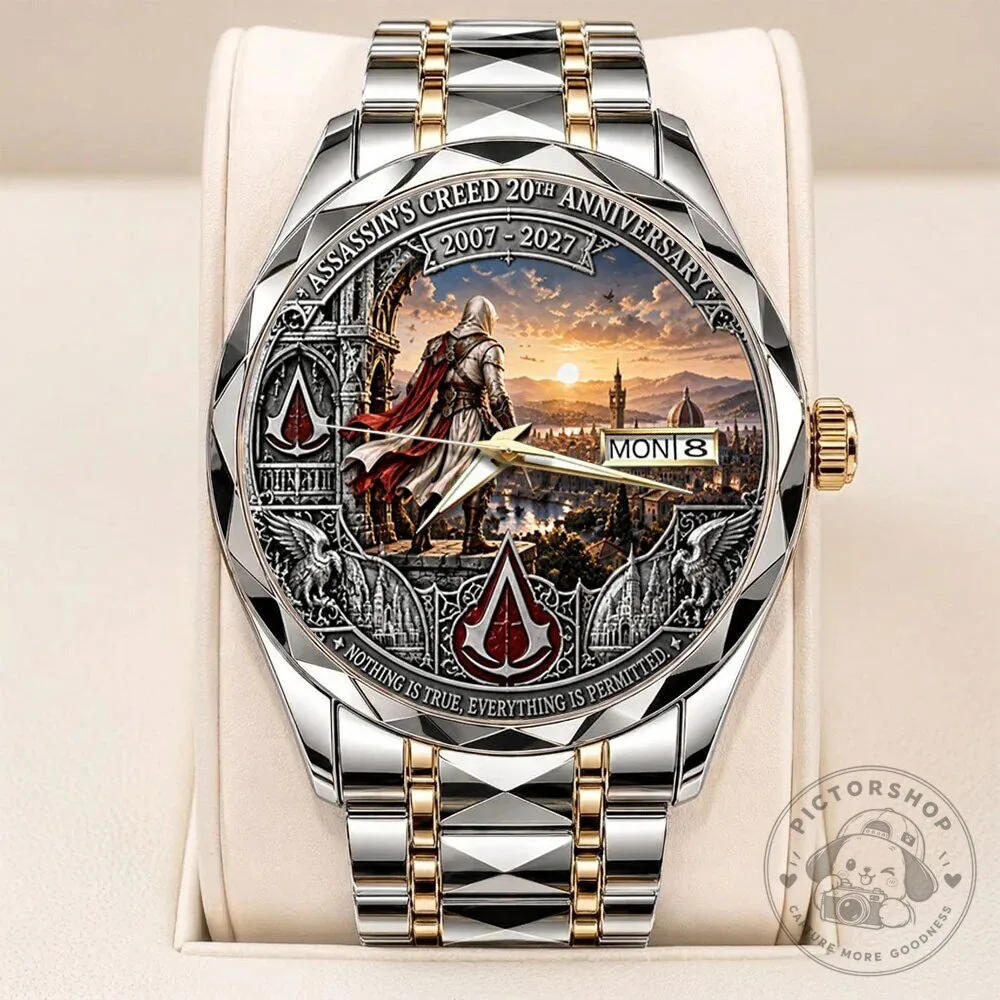 Luxury Quartz Watch Celebrating 20 Years of Assassin's Creed (2007-2027) 8 Luxury Quartz Watch Celebrating 20 Years of Assassin