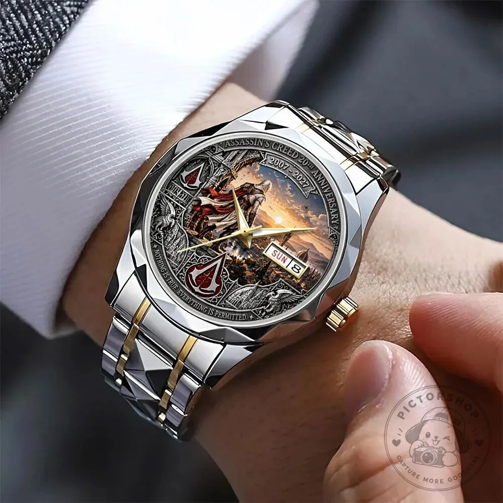 Luxury Quartz Watch Celebrating 20 Years of Assassin's Creed (2007-2027) 9 Luxury Quartz Watch Celebrating 20 Years of Assassin