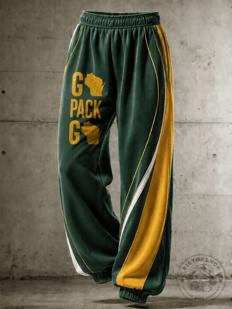 Green Bay Packers Wisconsin Football Fan Casual Lounge Pants for Women