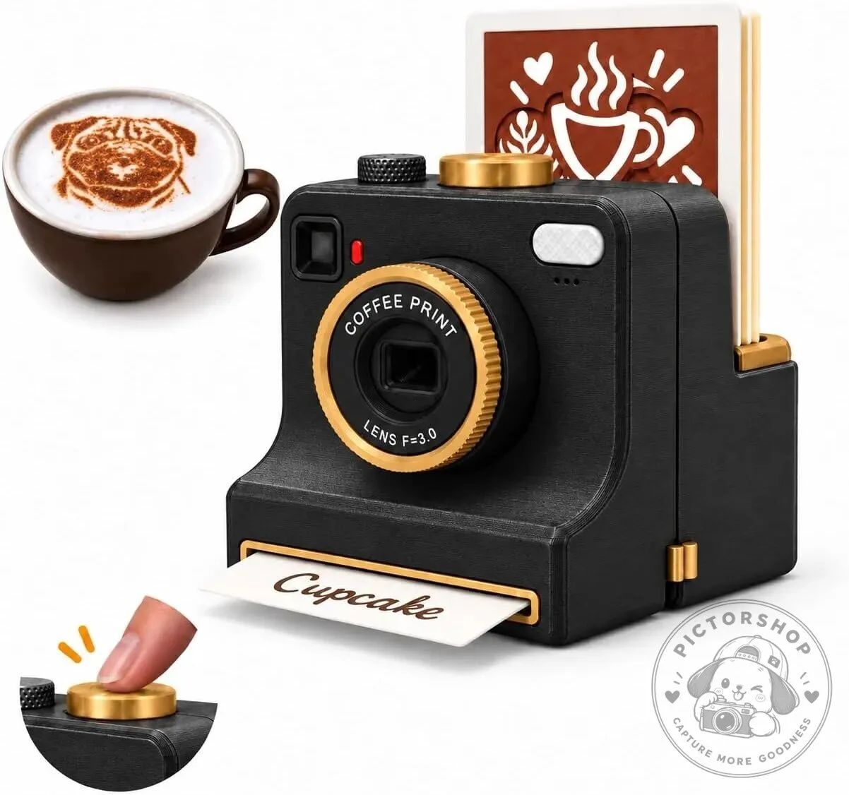 Coffee Print Latte Art Camera Machine for Barista and Home Coffee Enthusiasts 1 Coffee Print Latte Art Camera Machine for Barista and Home Coffee Enthusiasts