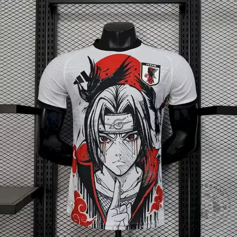 Naruto Itachi Uchiha Anime Character Japan Football Soccer Jersey