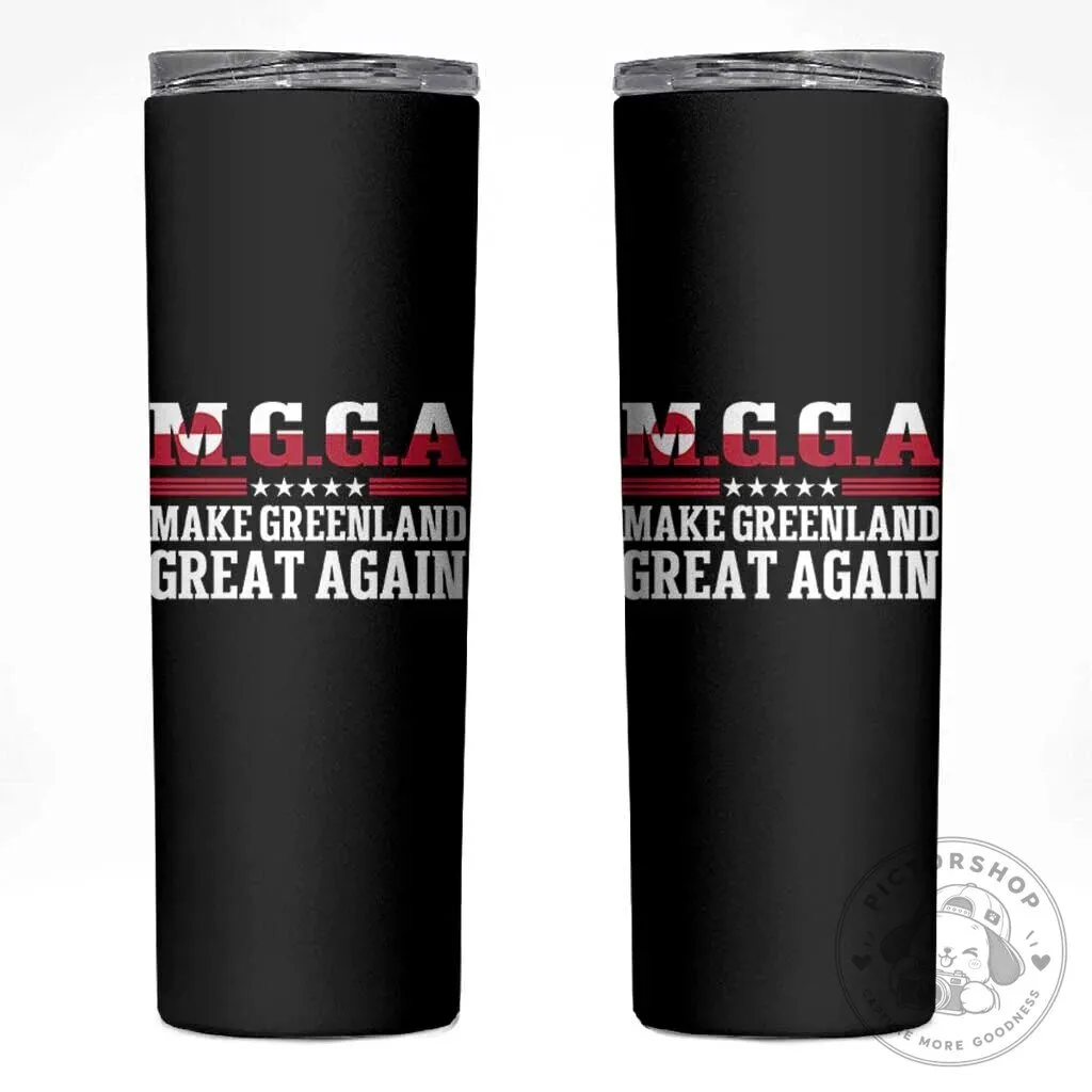 Make Greenland Great Again Funny Political Parody Slogan Insulated Tumbler
