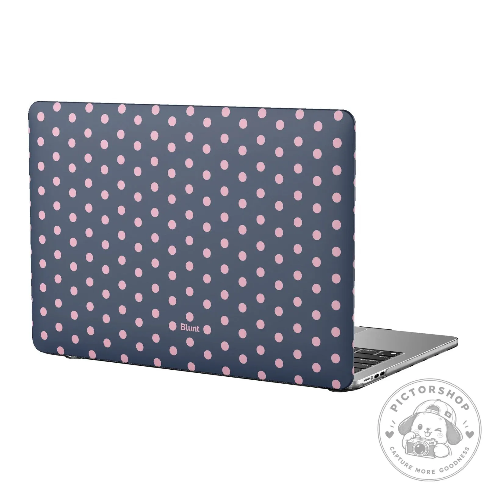 MacBook Air Hard Shell Case with Pink Polka Dots Design 6 MacBook Air Hard Shell Case with Pink Polka Dots Design