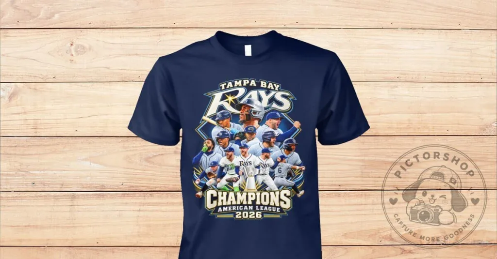 Tampa Bay Rays American League Champions 2026 Baseball Team Fan T-Shirt Tampa Bay Rays American League Champions 2026 Baseball Team Fan T-Shirt