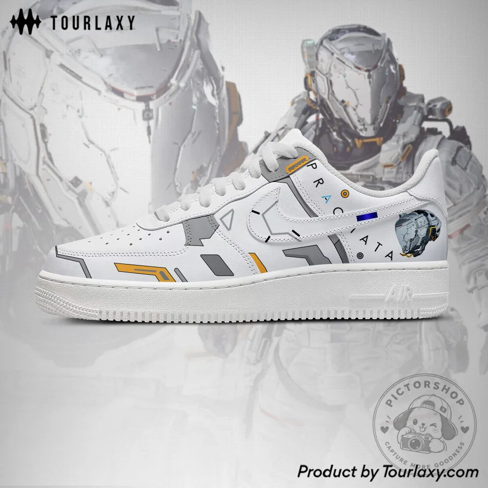 Pragmata Video Game White Custom Sneakers 3 Pragmata Video Game White Custom Sneakers