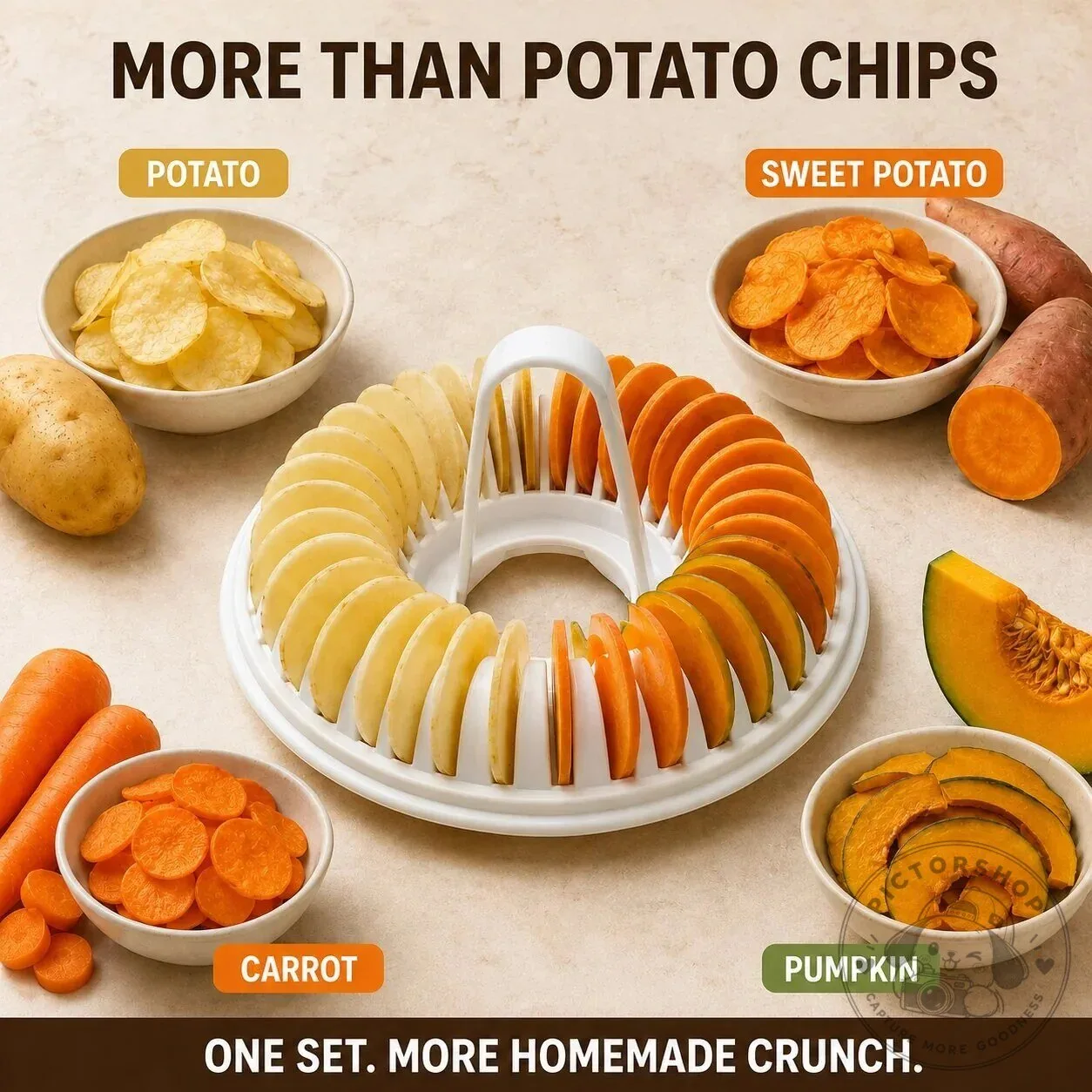 Microwave Potato Chip Maker with Slicer Bowl Set for Crispy Chips 21 Microwave Potato Chip Maker with Slicer Bowl Set for Crispy Chips