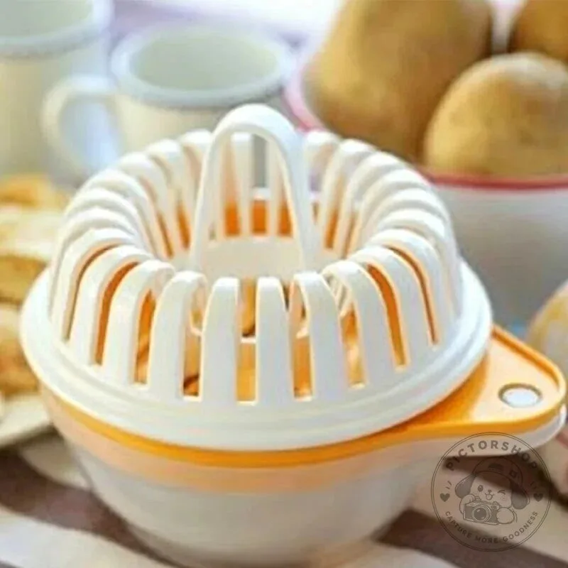 Microwave Potato Chip Maker with Slicer Bowl Set for Crispy Chips 26 Microwave Potato Chip Maker with Slicer Bowl Set for Crispy Chips