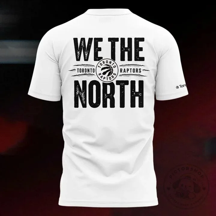 Toronto Raptors We The North Hand Graphic Basketball Fan T-Shirt 9 Toronto Raptors We The North Hand Graphic Basketball Fan T-Shirt