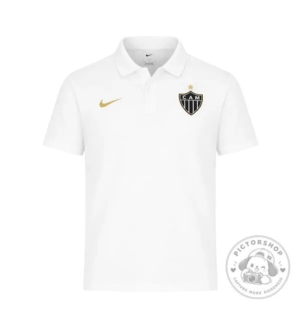 Atletico Mineiro White Nike Polo Shirt 2026-2027 Season Soccer Fan Apparel