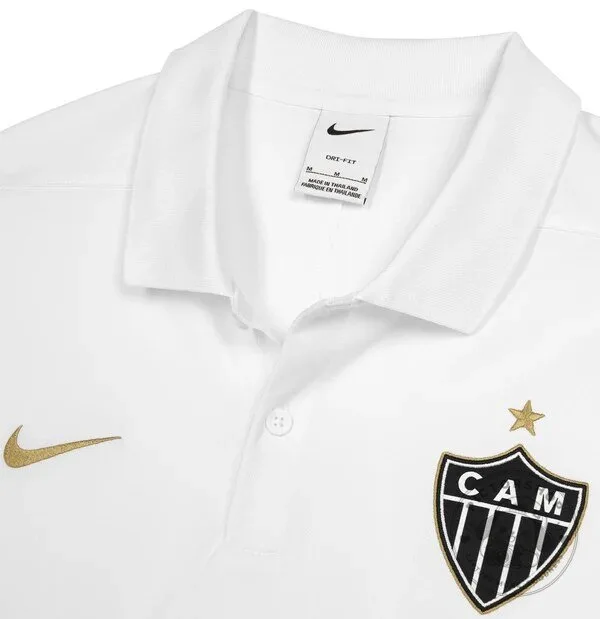 Atletico Mineiro White Nike Polo Shirt 2026-2027 Season Soccer Fan Apparel 11 Atletico Mineiro White Nike Polo Shirt 2026-2027 Season Soccer Fan Apparel