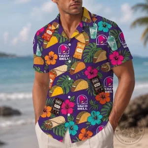 Taco Bell Fast Food Hawaiian Shirt for Men and Women