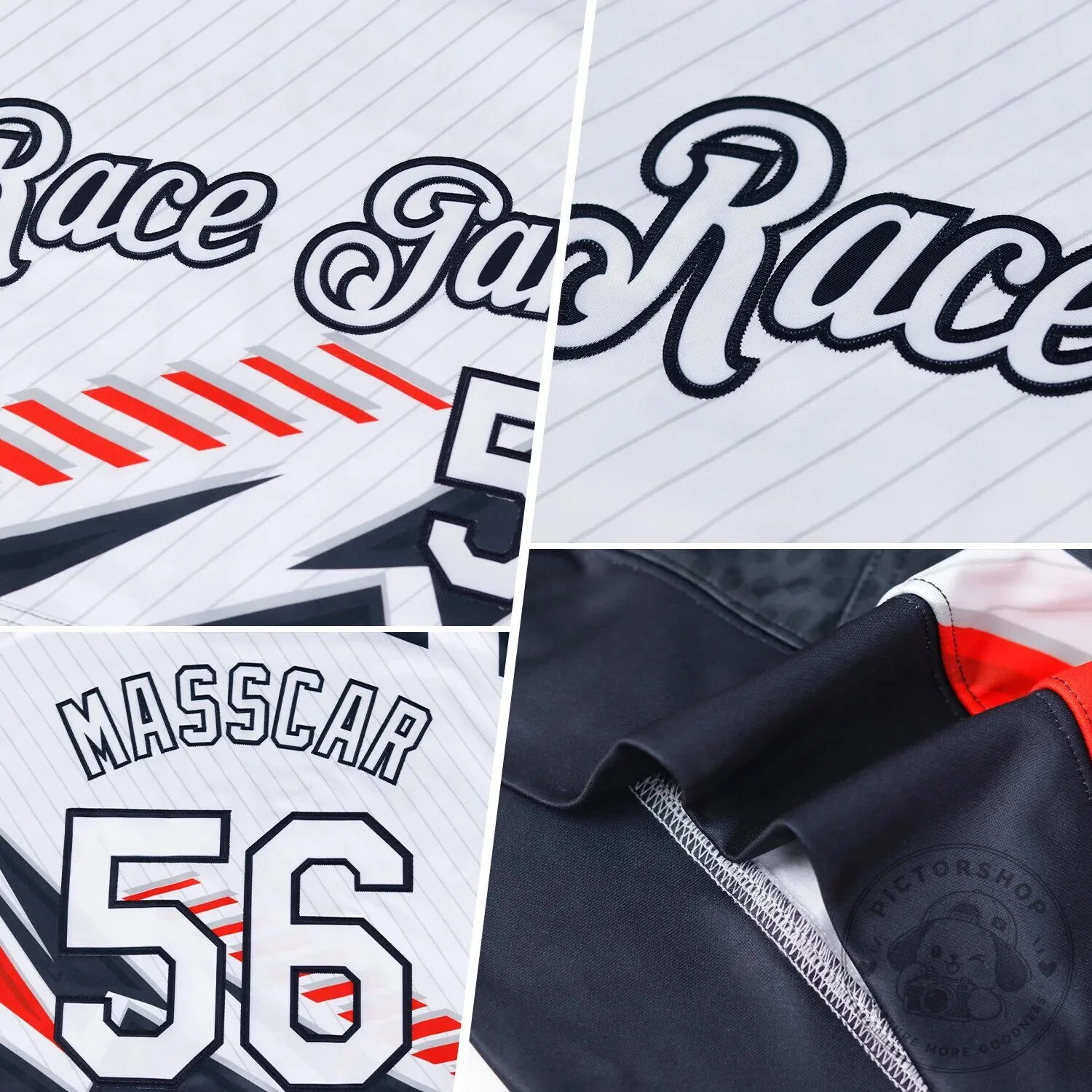 Custom Black Red Gold Racing Motorsport Pullover Hoodie 11 Custom Black Red Gold Racing Motorsport Pullover Hoodie