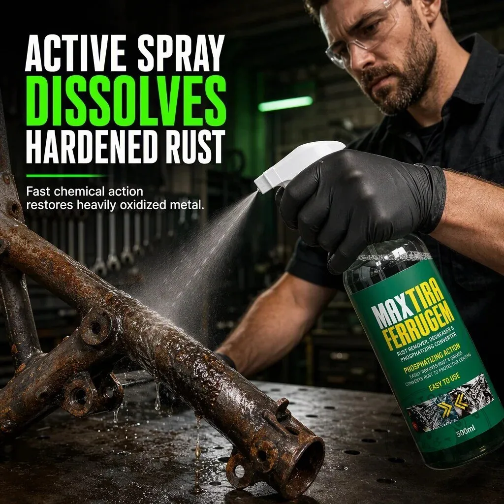 Maxtira Ferrugem 3-in-1 Heavy Metal Rust Remover and Phosphating Spray 15 Maxtira Ferrugem 3-in-1 Heavy Metal Rust Remover and Phosphating Spray