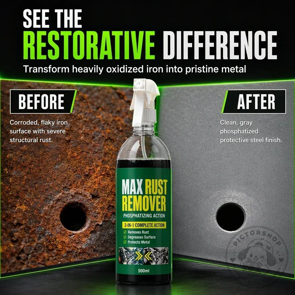 Maxtira Ferrugem 3-in-1 Heavy Metal Rust Remover and Phosphating Spray 20 Maxtira Ferrugem 3-in-1 Heavy Metal Rust Remover and Phosphating Spray
