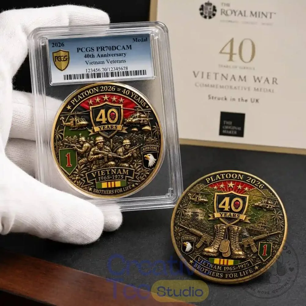 Vietnam War 40th Anniversary Commemorative Military Veterans Challenge Coin 8 Vietnam War 40th Anniversary Commemorative Military Veterans Challenge Coin