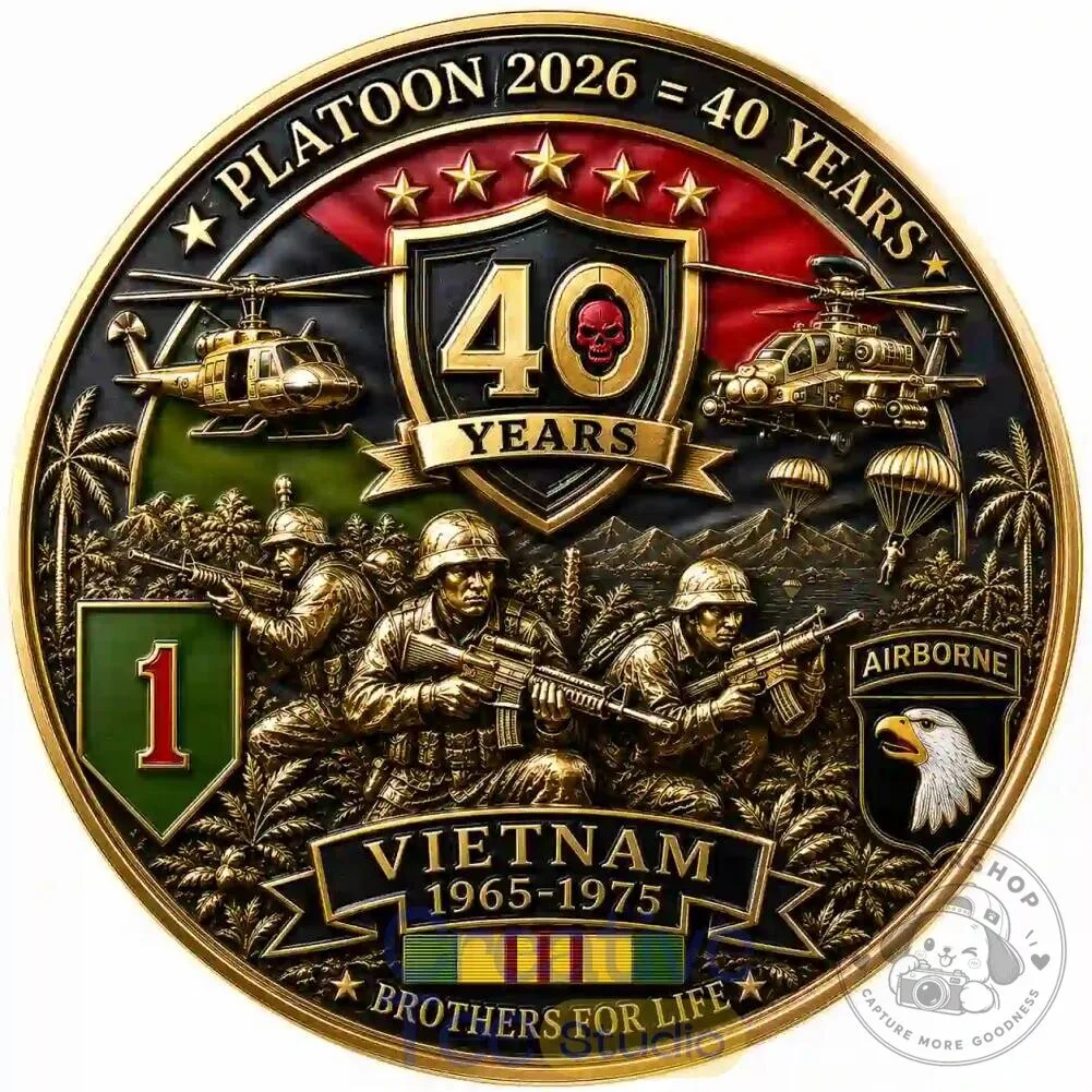 Vietnam War 40th Anniversary Commemorative Military Veterans Challenge Coin 10 Vietnam War 40th Anniversary Commemorative Military Veterans Challenge Coin