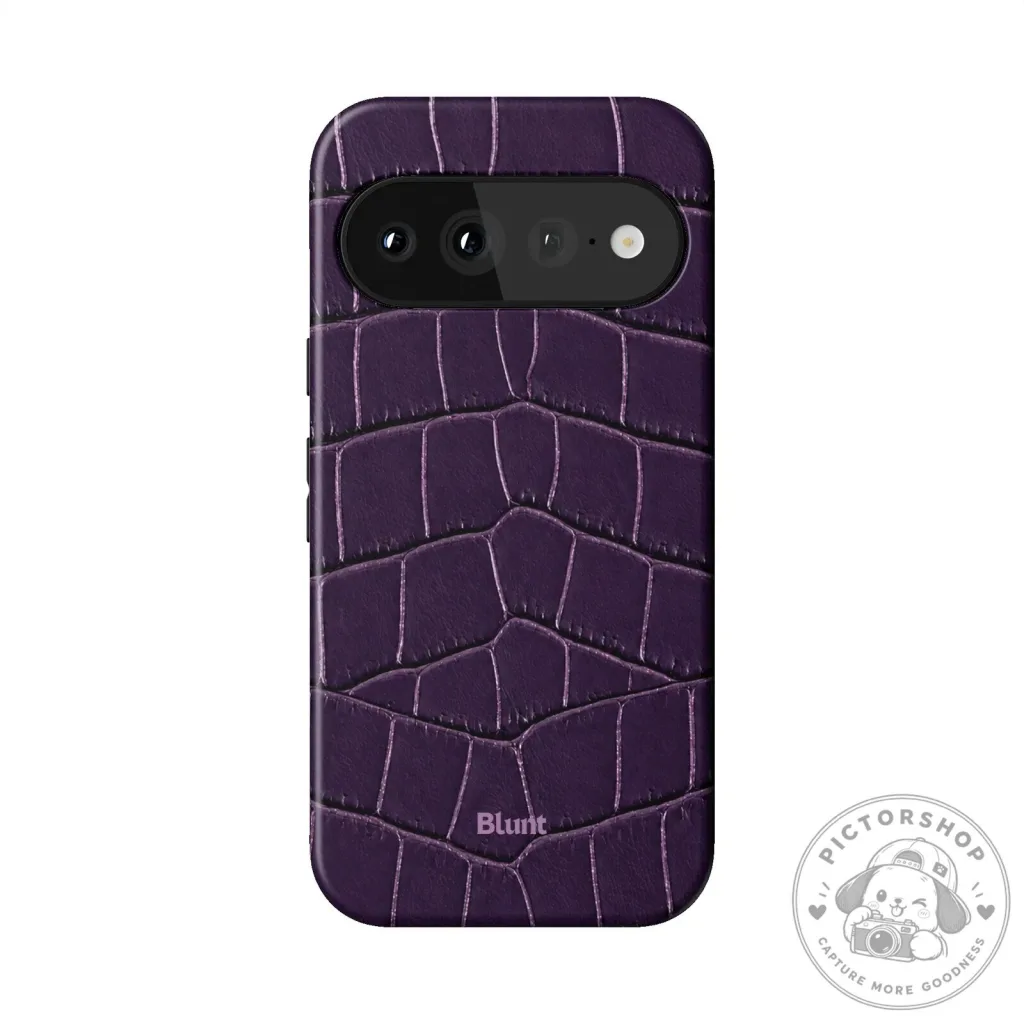 Purple Crocodile Texture Phone Case for Google Pixel 7 Pro Purple Crocodile Texture Phone Case for Google Pixel 7 Pro