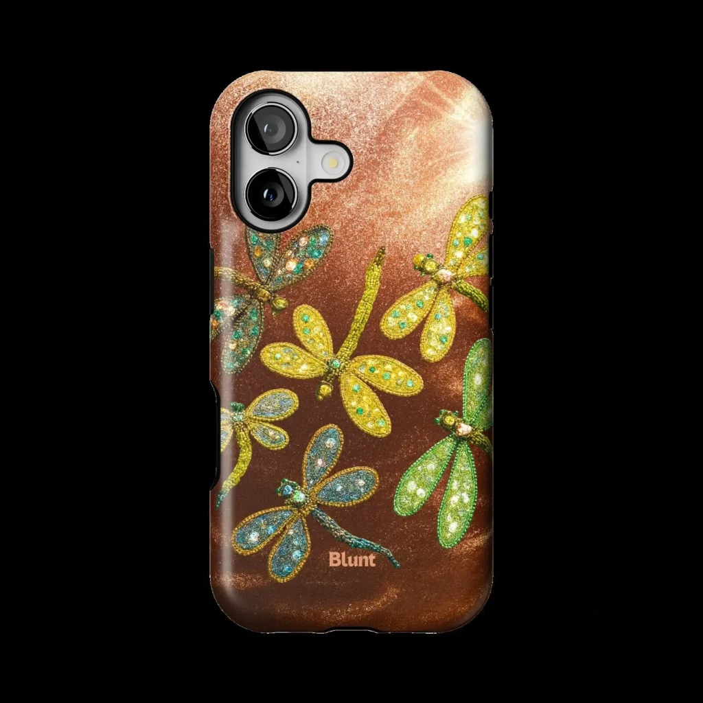 Emerald Flight Dragonfly Pattern iPhone Case for Apple iPhone 13 Pro Max Emerald Flight Dragonfly Pattern iPhone Case for Apple iPhone 13 Pro Max