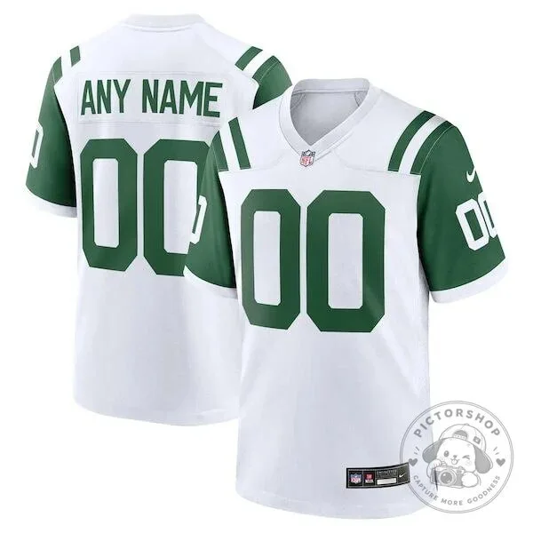 New York Jets Classic Alternate Custom Fan Edition Football Jersey 7 New York Jets Classic Alternate Custom Fan Edition Football Jersey