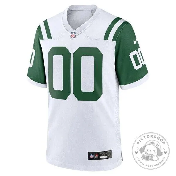 New York Jets Classic Alternate Custom Fan Edition Football Jersey 8 New York Jets Classic Alternate Custom Fan Edition Football Jersey