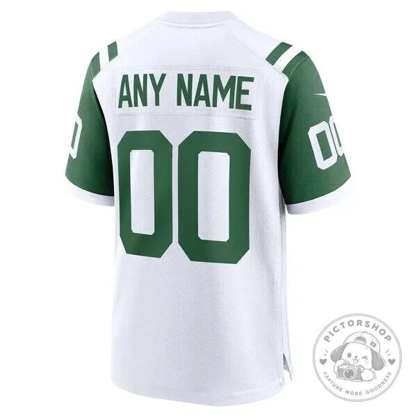 New York Jets Classic Alternate Custom Fan Edition Football Jersey 9 New York Jets Classic Alternate Custom Fan Edition Football Jersey